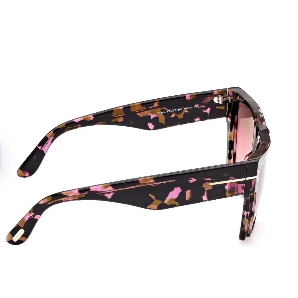 TOM FORD Dove Sunglasses Tortoise Havana Brown TF942 - Picture 13 of 16
